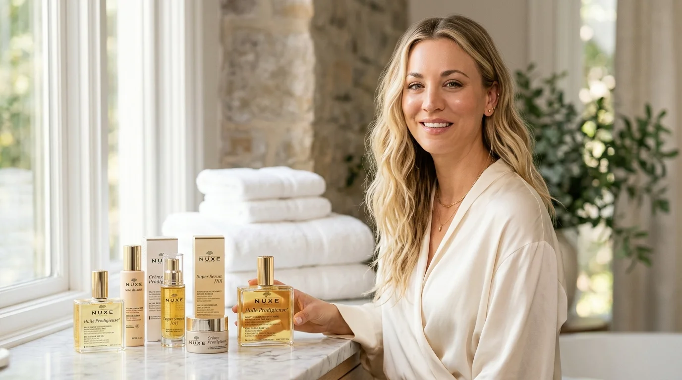 kaley cuoco nuxe